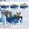 Winter Animals Storage Basket Christmas Snowman Penguin Gift Basket Kid Polar Bear Deer Owl Seal Nursery Bin Large Clothes Toy Book Shelf Basket Cube
